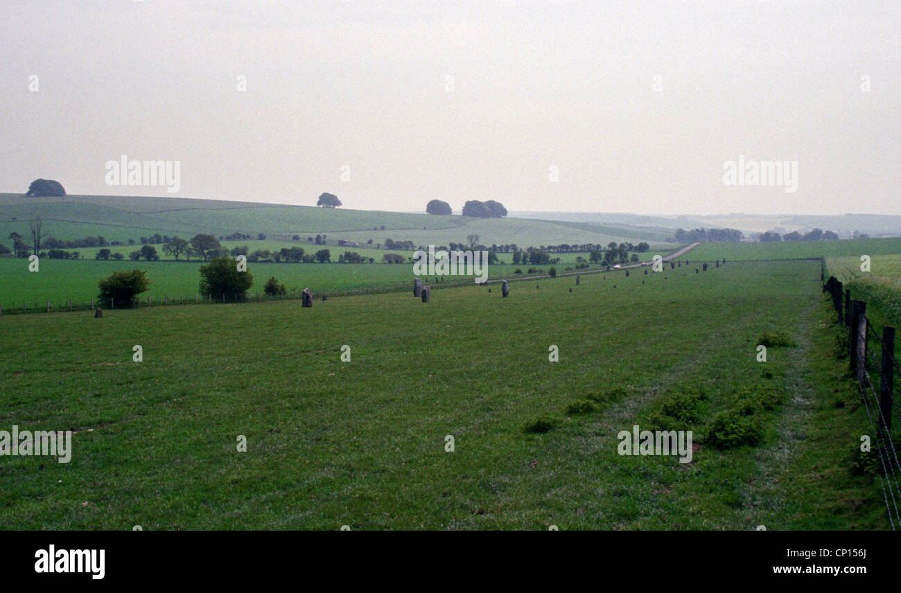 Avebury - Avenue Stock Photo - Alamy