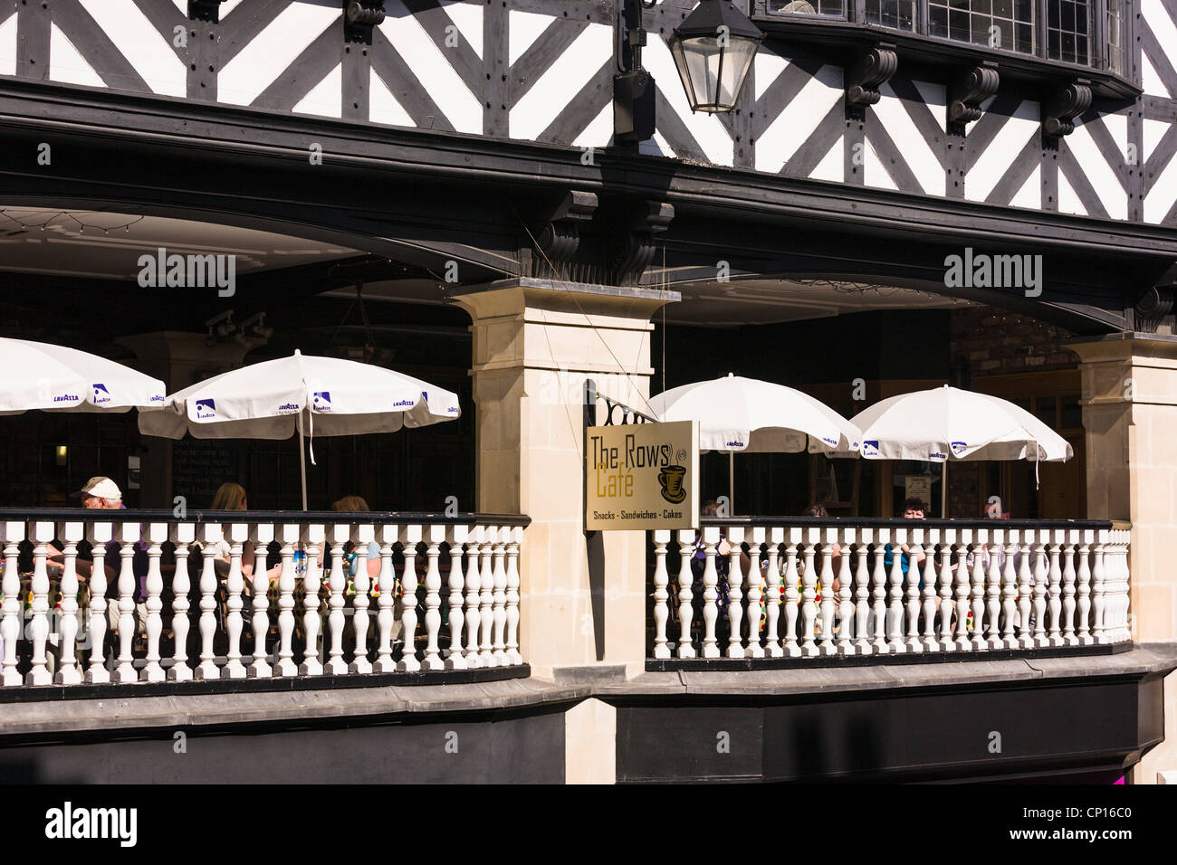 The Rows Café, Chester Stock Photo Alamy