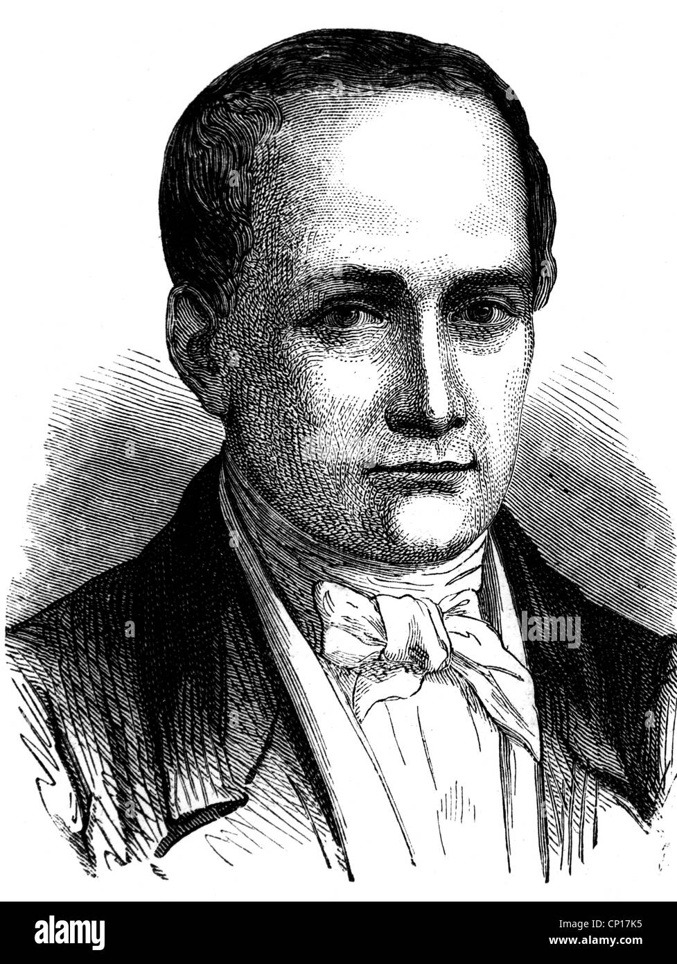 Niepce, Joseph Nicephore, 7.3.1765 - 5.7.1833, French photographer, portrait, photography, , Stock Photo