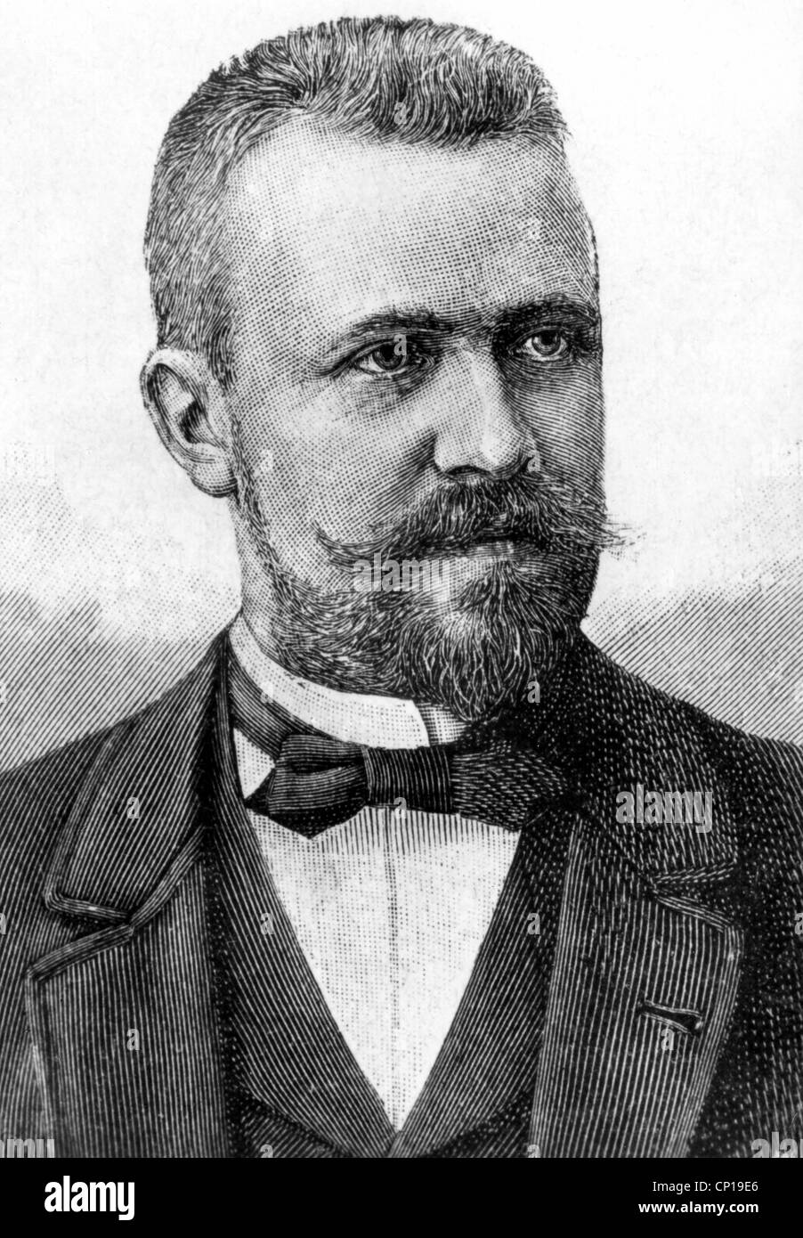 Drygalski, Erich von, 9.2.1865 - 10.1.1949, German geographer, Antarctic explorer, portrait, wood engraving, 19th century, Stock Photo