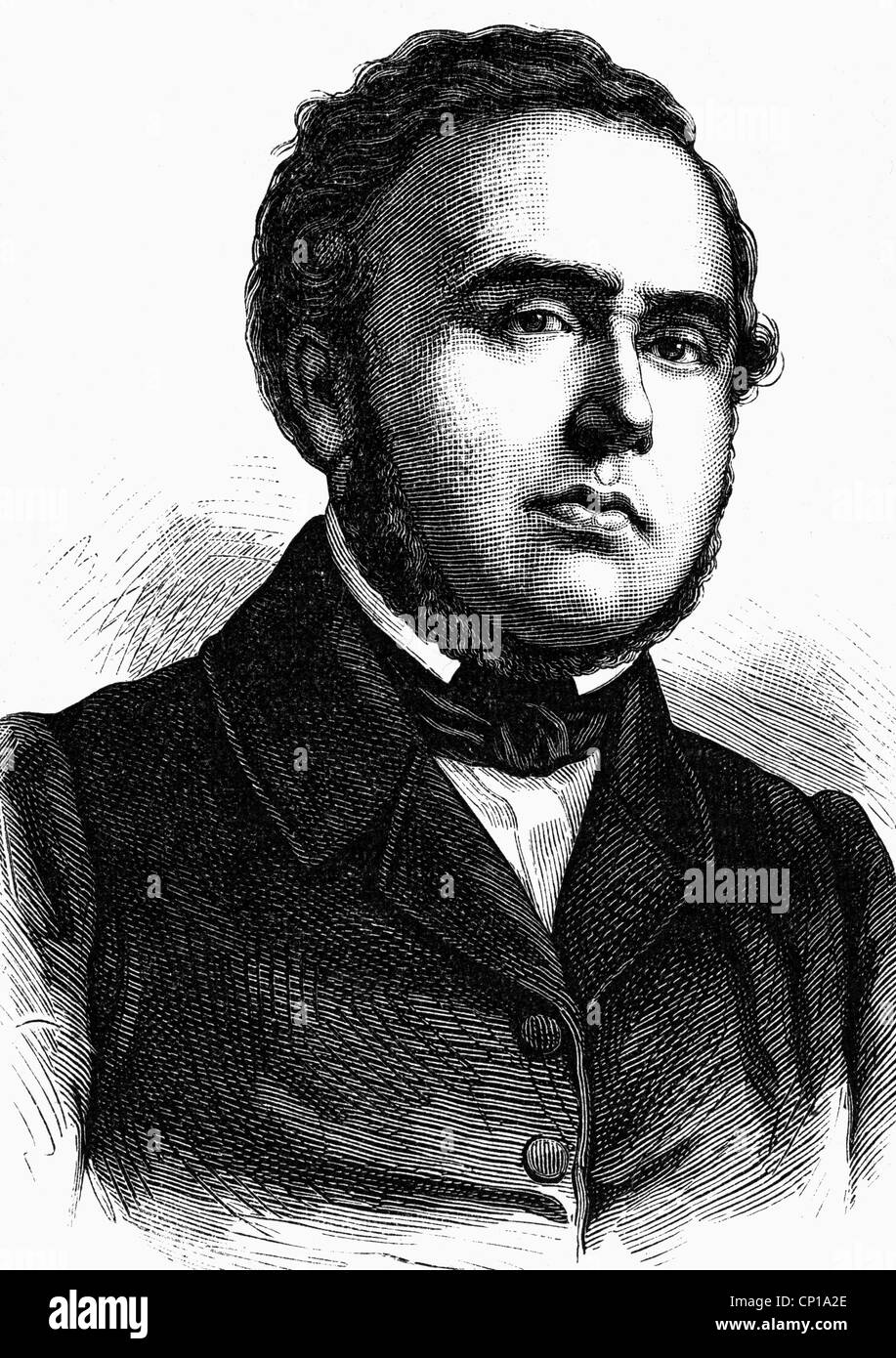Ledru-Rollin, Alexandre Auguste, 2.2.1807 - 31.12.1874, French jurist and politician, portrait, wood engraving, circa 1850, Stock Photo
