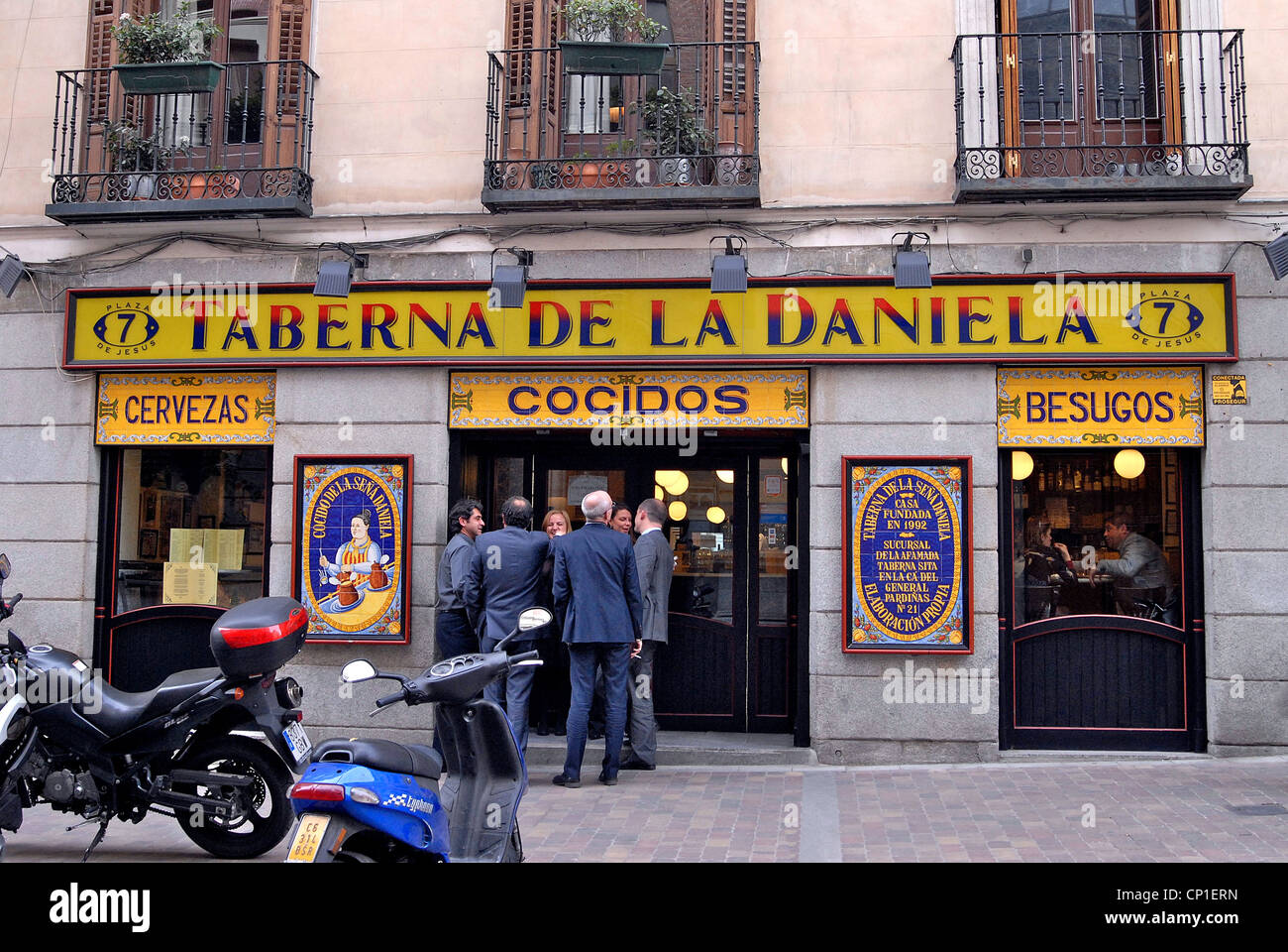 Taberna de la Daniela, tavern, pub, bar, Madrid, Spain Stock Photo