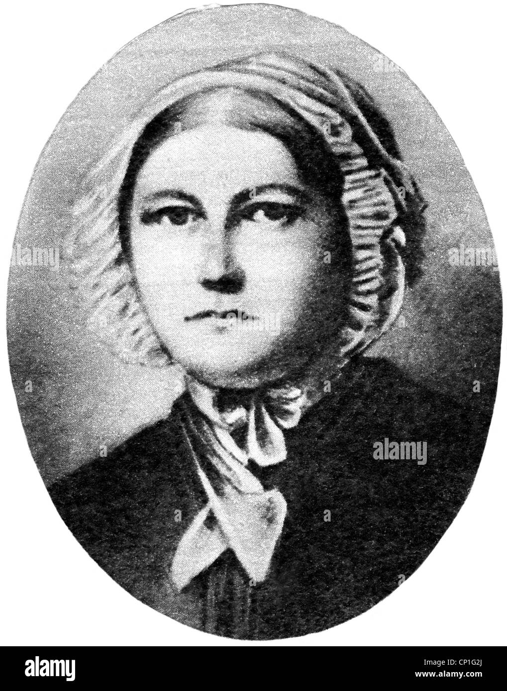 Eichendorff, Joseph von, 10.3.1788 - 26.11.1857, German author / writer, wife Louise, portrait, 19th century,  , Stock Photo