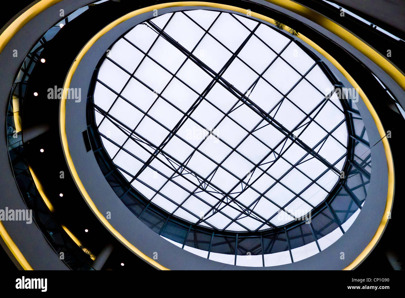 circular abstract architectural structure Stock Photo