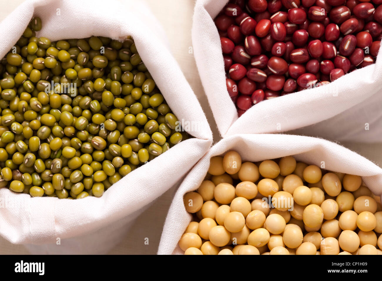 Close-up of different beans Stock Photo - Alamy