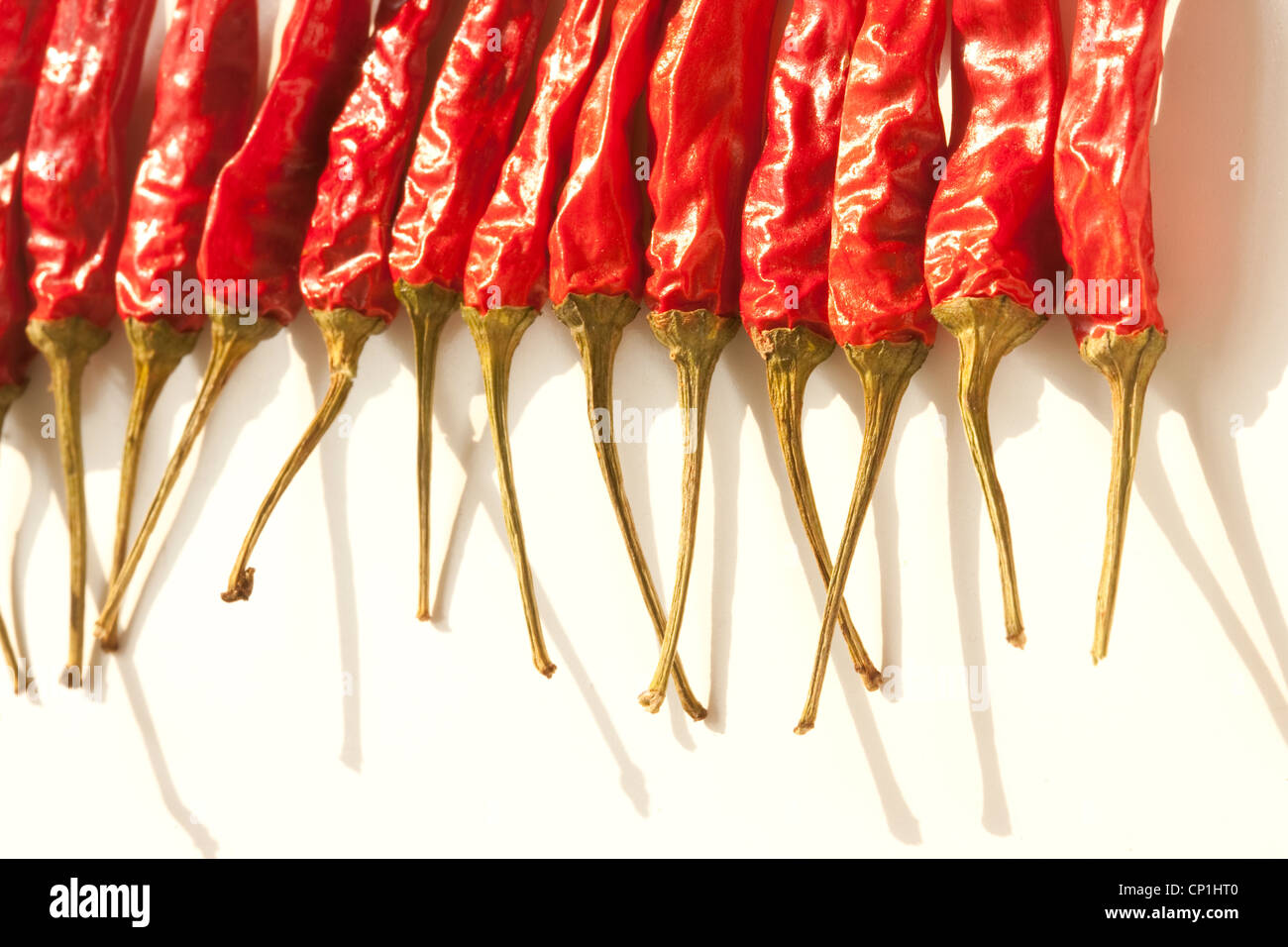 Close-up of Red Chili Pepper Stock Photo - Alamy