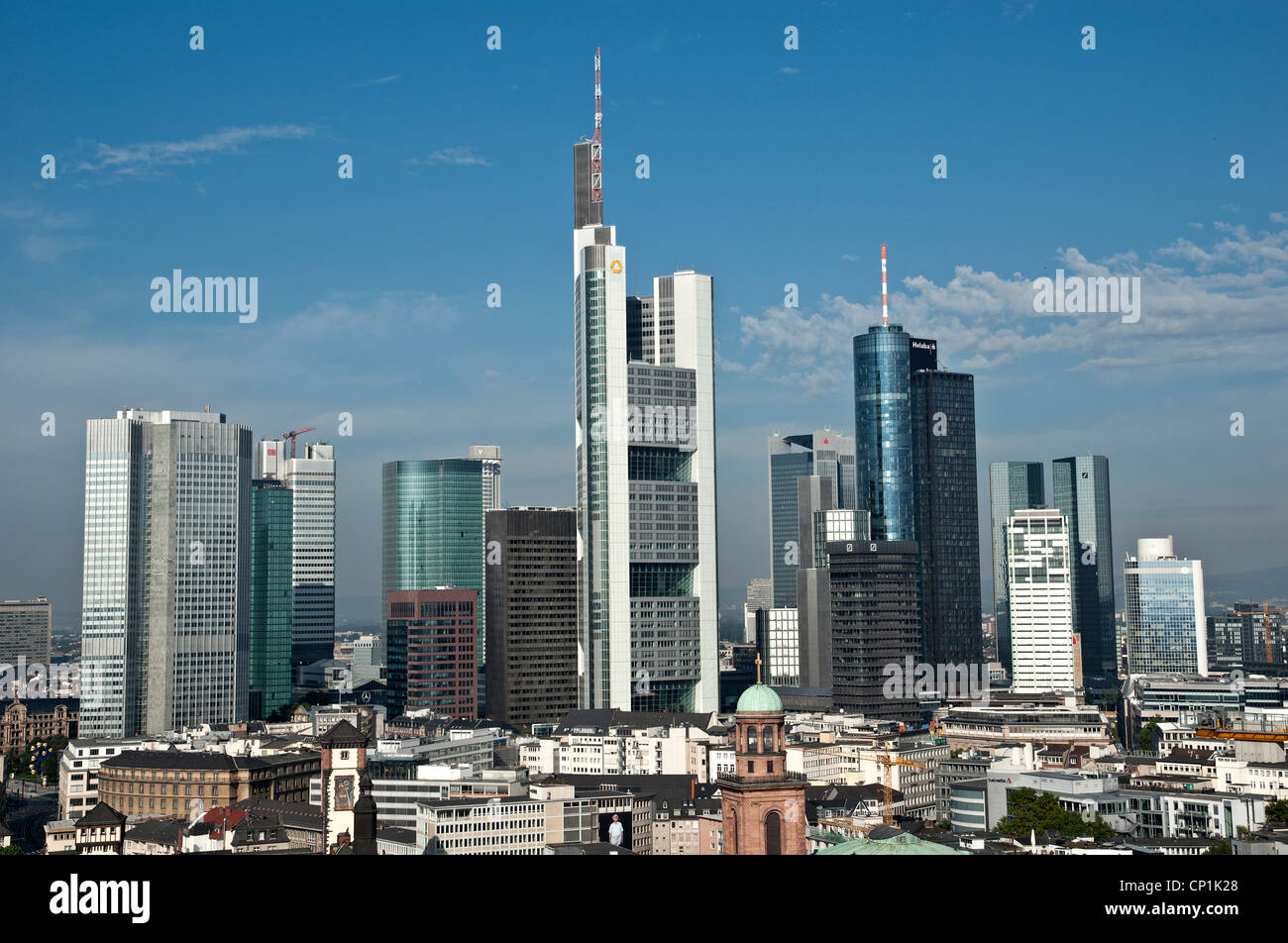 Frankfurt skyline the main tower hi-res stock photography and images ...