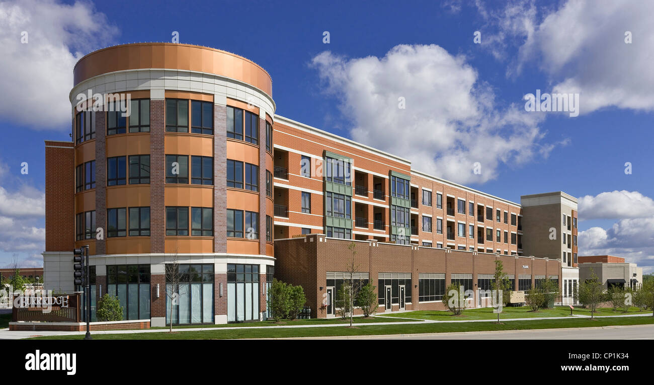 Burr Ridge Village Center, Burr Ridge, Illinois, USA Stock Photo Alamy