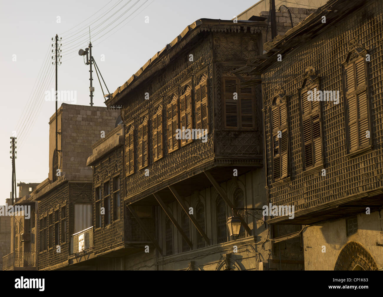 Old House Moucharabieh In Aleppo, Syria Stock Photo Alamy