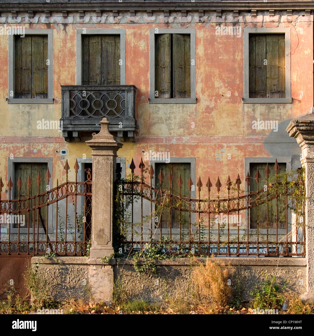 Abandoned building in Venice, Italy. Stock Photo