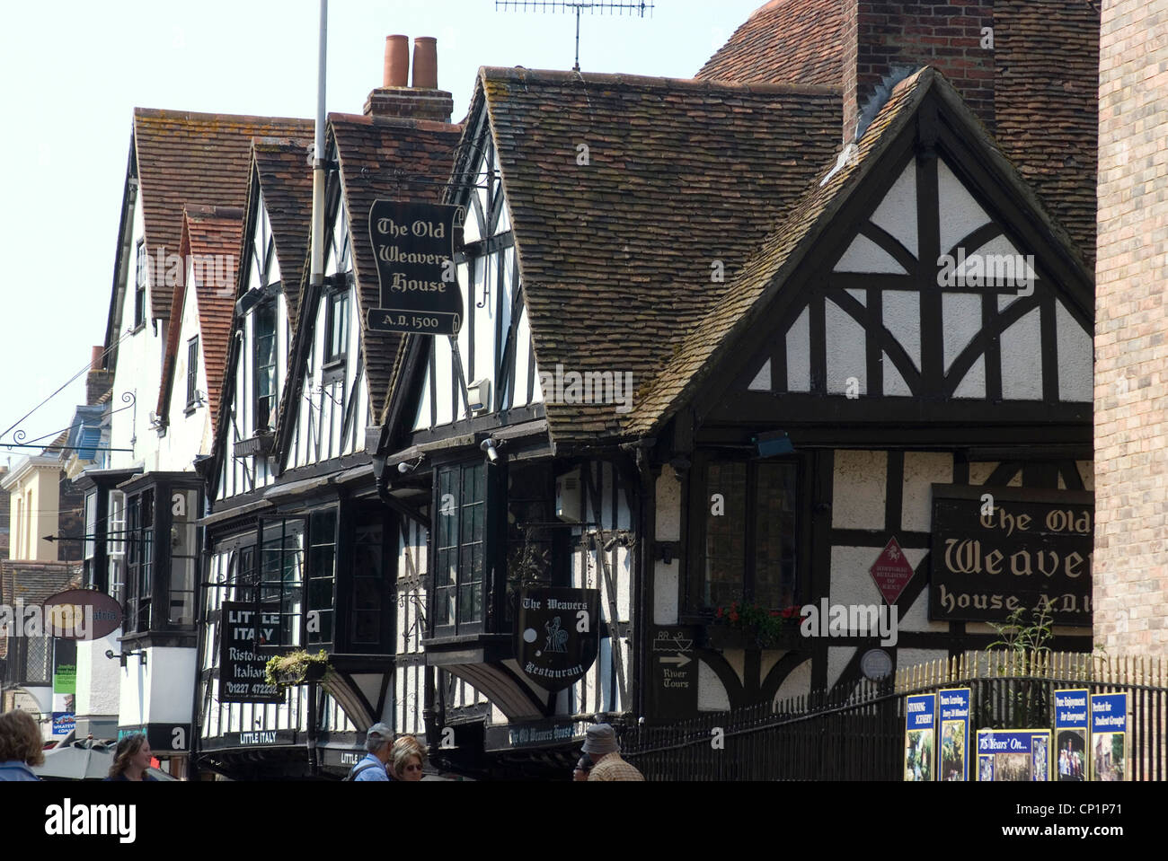 The Old Weaver's House, St Peter's Street, Canterbury, Kent, England Stock Photo