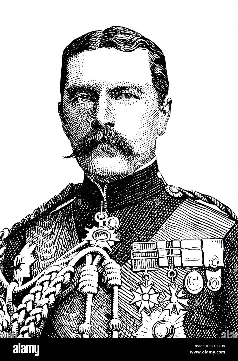 Lord kitchener field marshal horatio Black and White Stock Photos