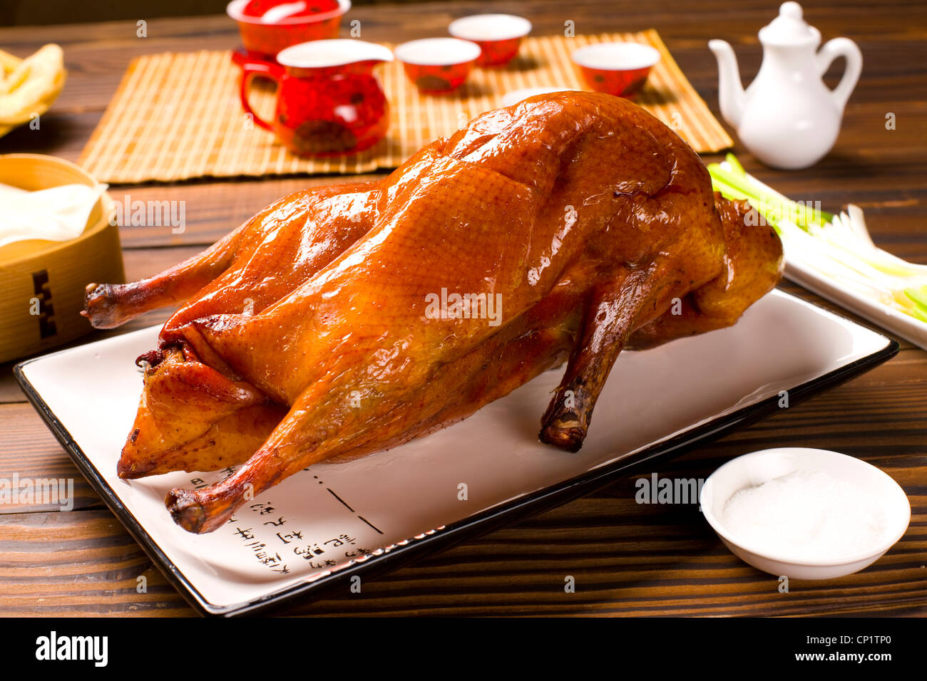 Closeup of Peking roasted duck Stock Photo Alamy