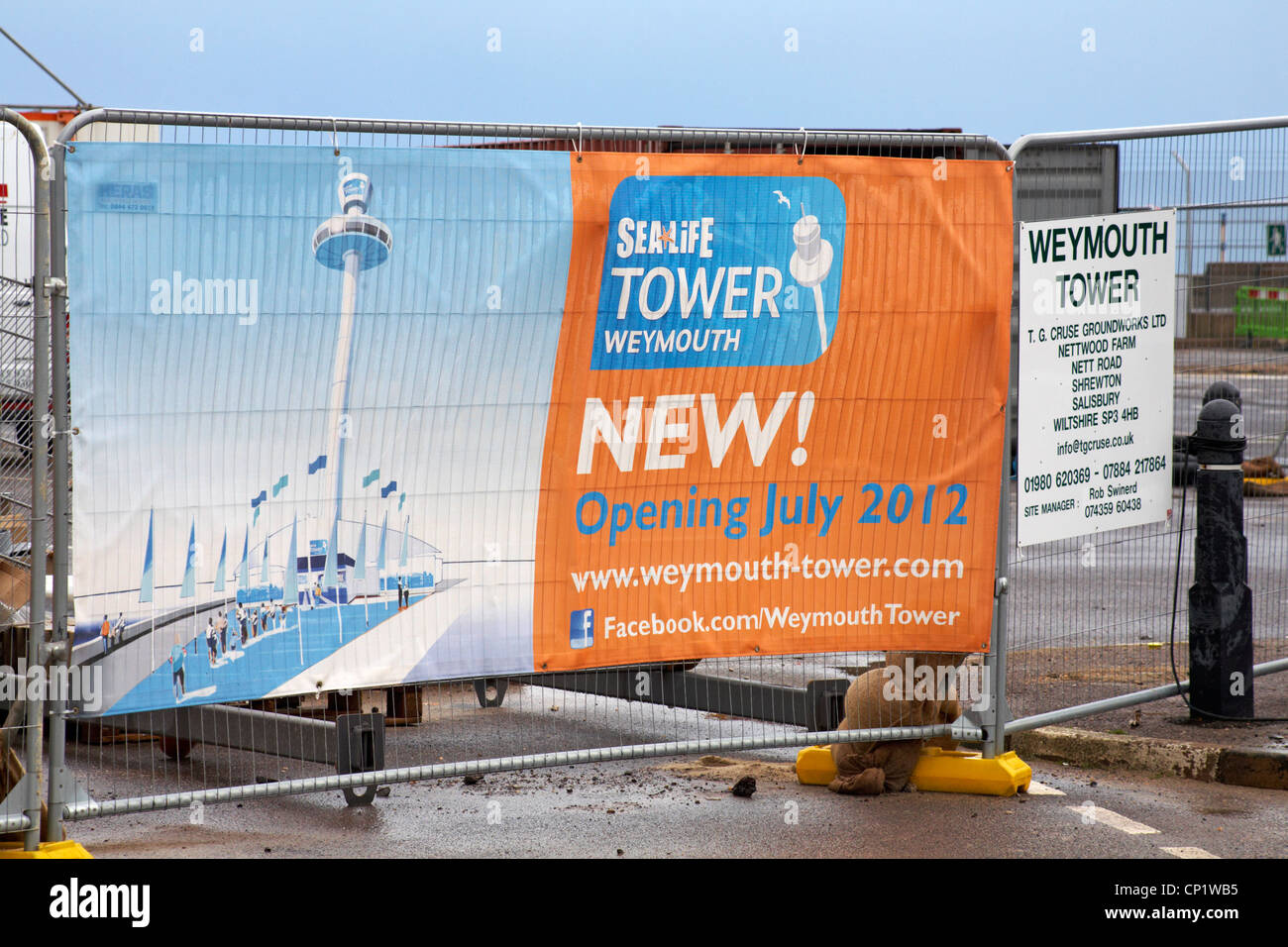 Banner Advertising The New Sealife Tower, Jurassic Skyline Tower ...