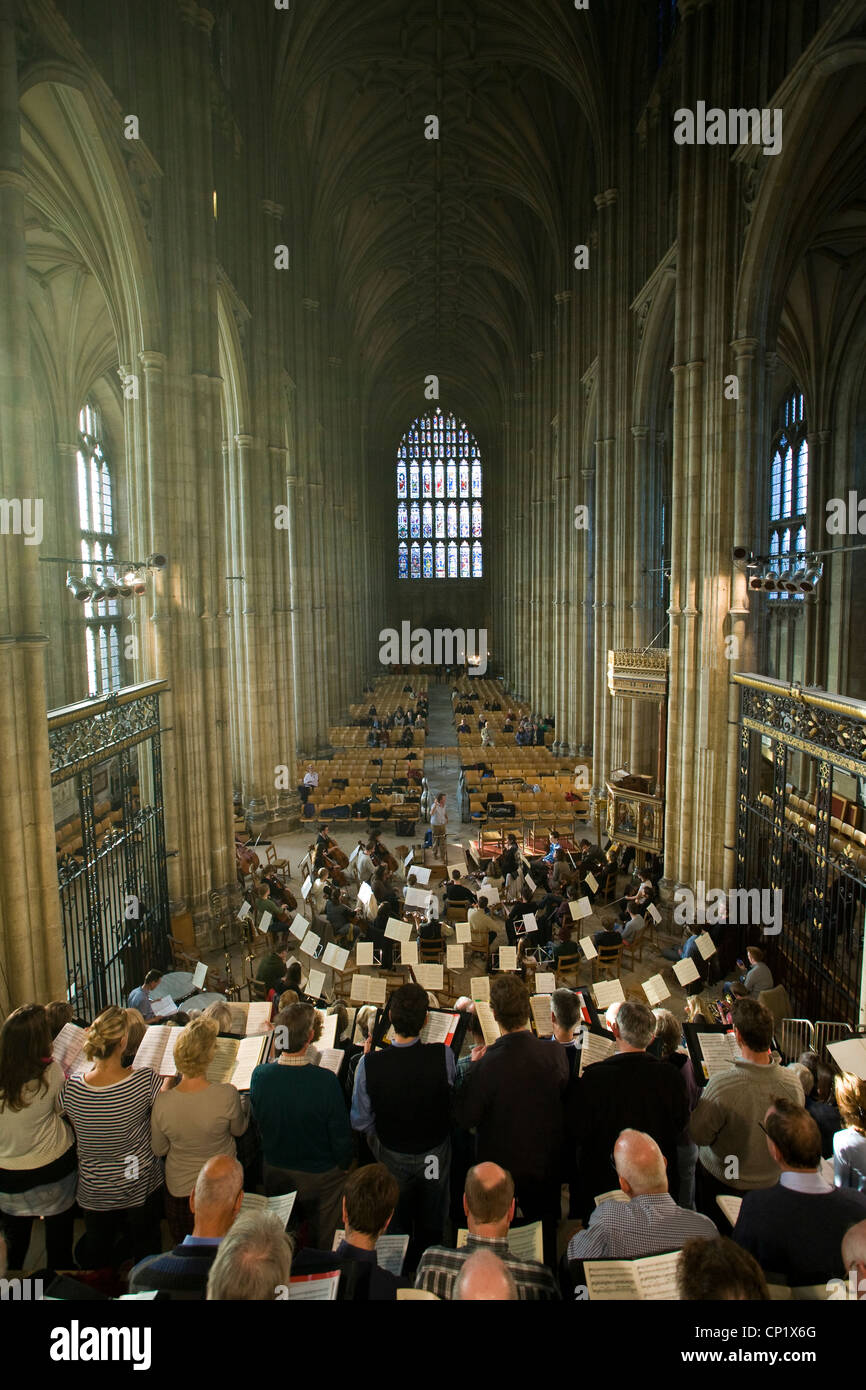Canterbury Cathedral, Choir, Kent, England, UK Stock Photo