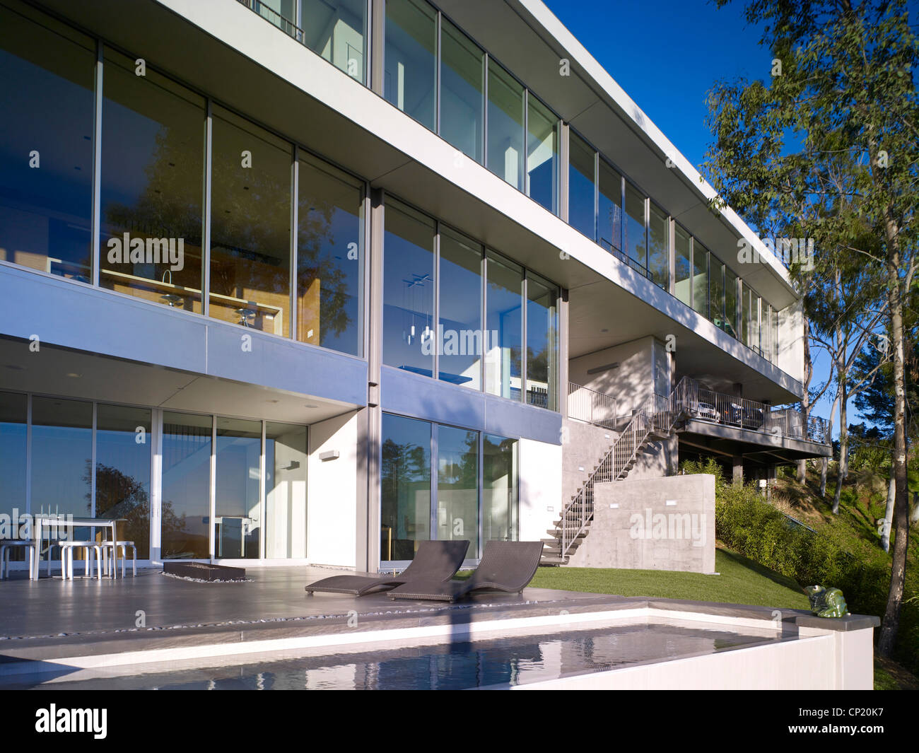 Briarcrest House, Beverly Hills, California, Architects: Architects: SPF Architects Stock Photo
