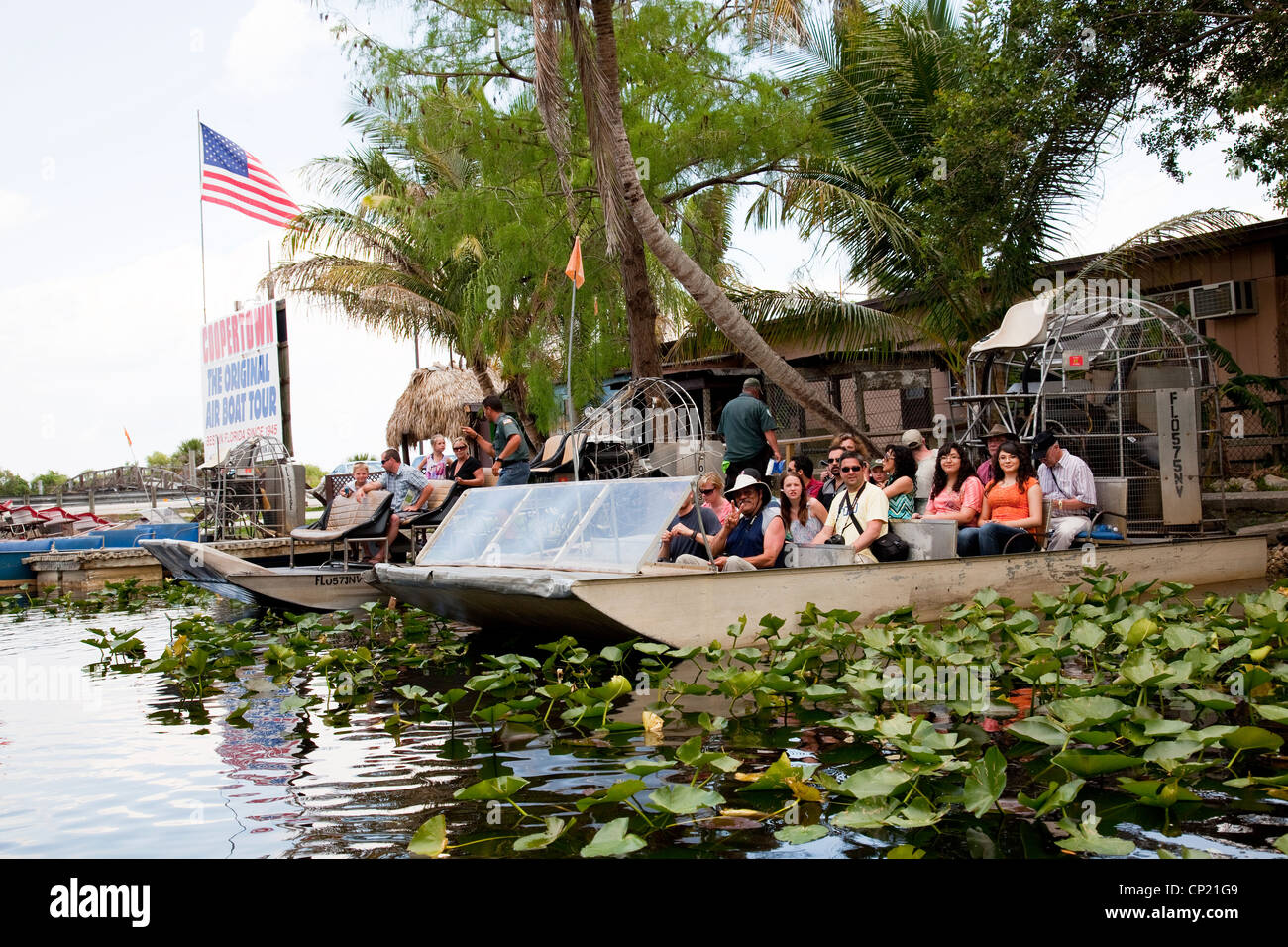 Coopertown Everglades National Park Stock Photo