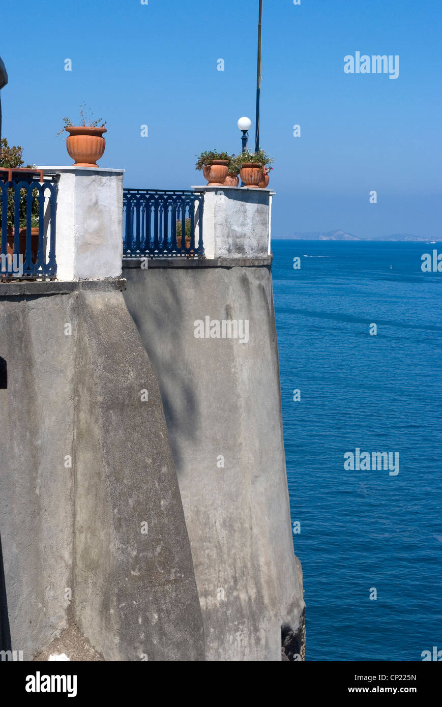 Mediterranean sea balcony italy hi-res stock photography and images - Alamy