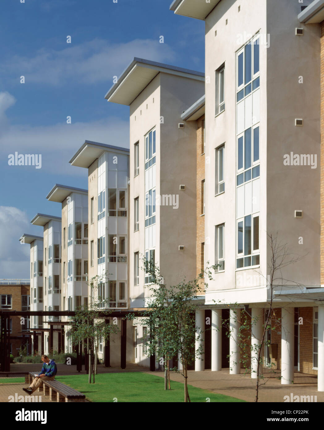 Lancaster University Residential areas, Lancaster. Facade detail