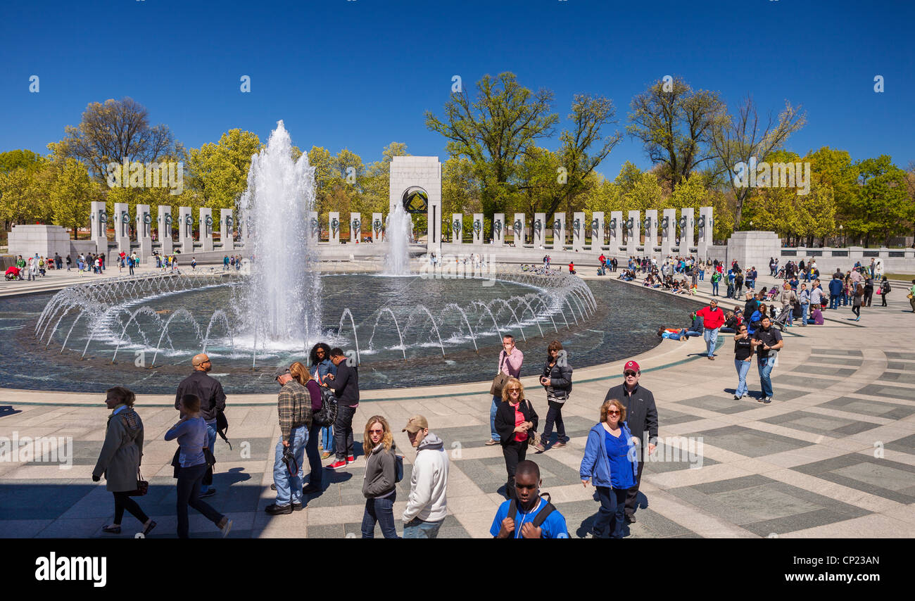 WASHINGTON, DC, USA - World War II Memorial. Stock Photo