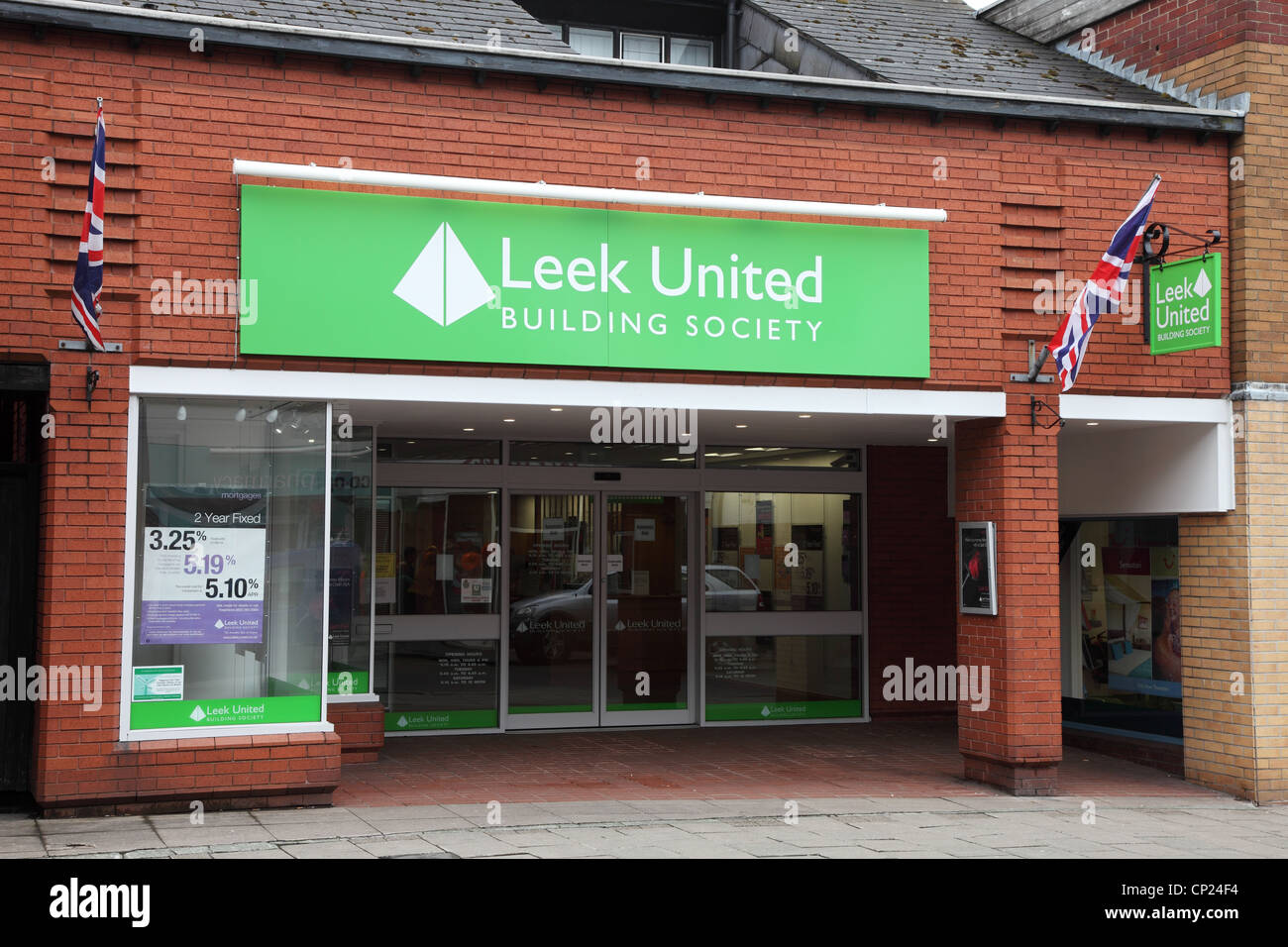 Leek United building society, Leek, Staffordshire, England UK Stock Photo