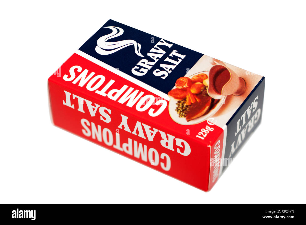 Box of Comptons Gravy salt Stock Photo Alamy