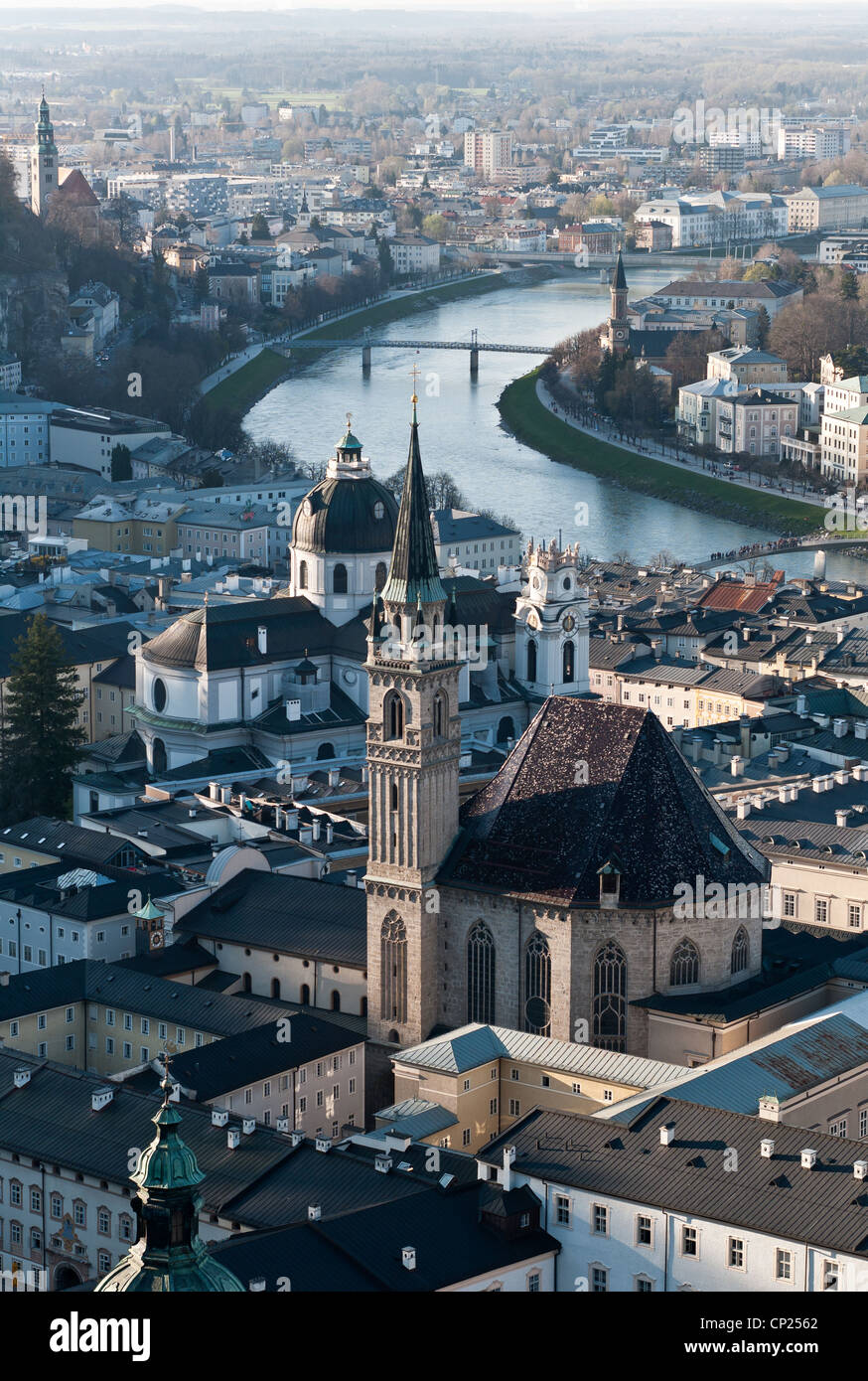 Salzburg Old Town Austria Urban Landscape Osterreich Altstadt Stadtlandschaft Irtas Zmuida Stock Photo Alamy