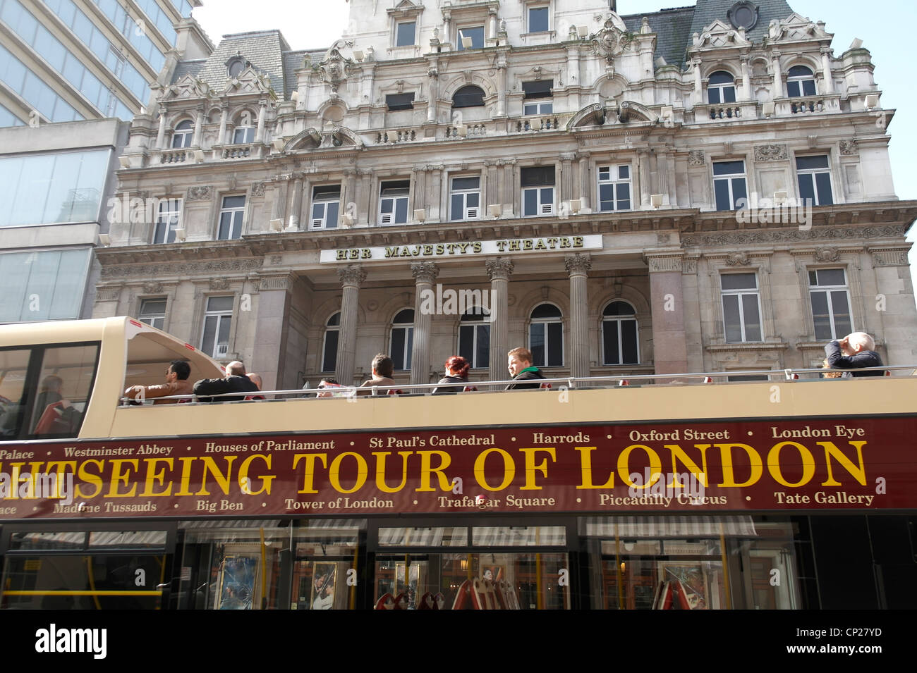 Her Majesty's theatre Strand London Stock Photo