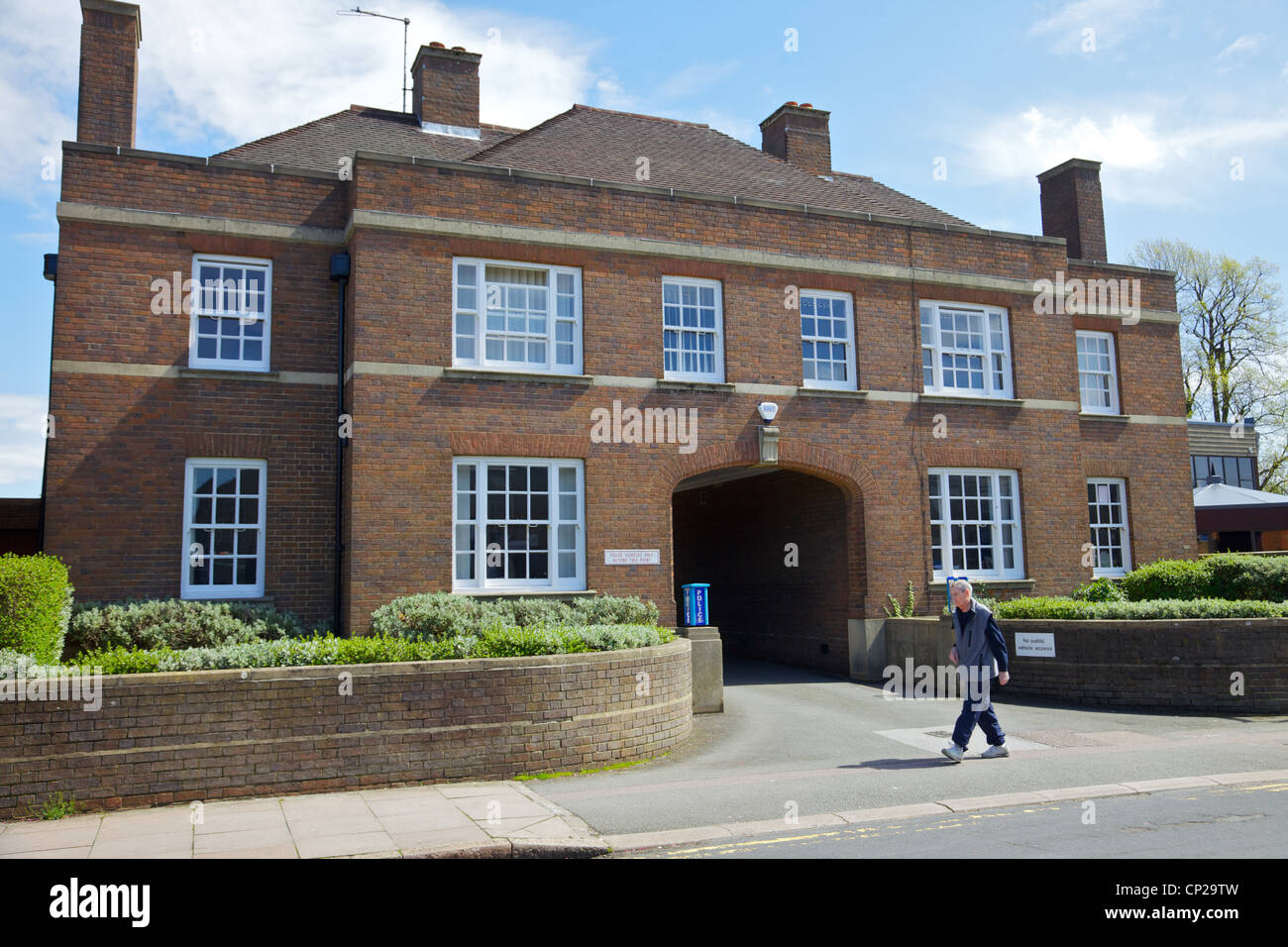 Biggleswade police station, Bedfordshire, England Stock Photo