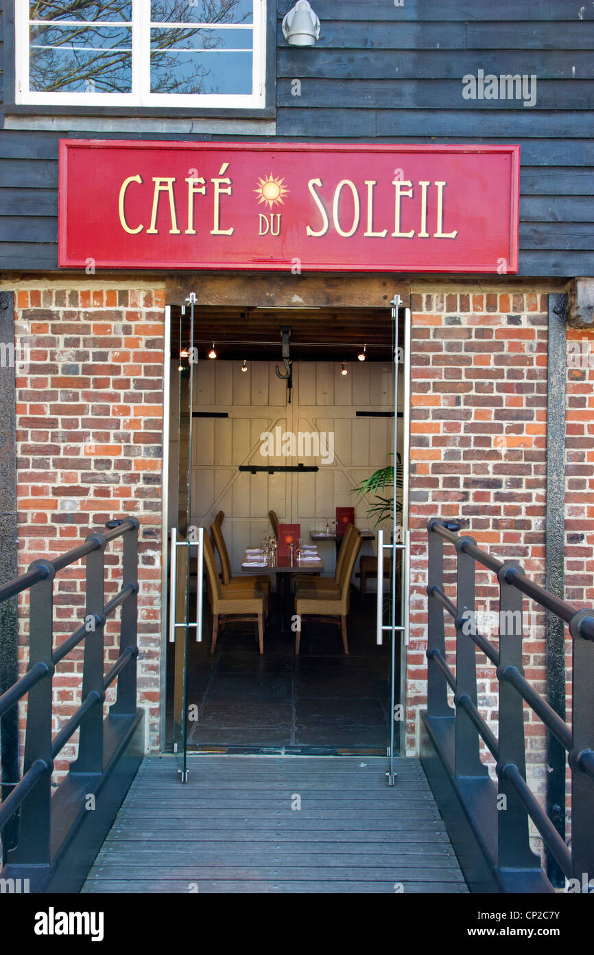 Cafe du Soleil Restaurant Canterbury Kent England UK Stock Photo