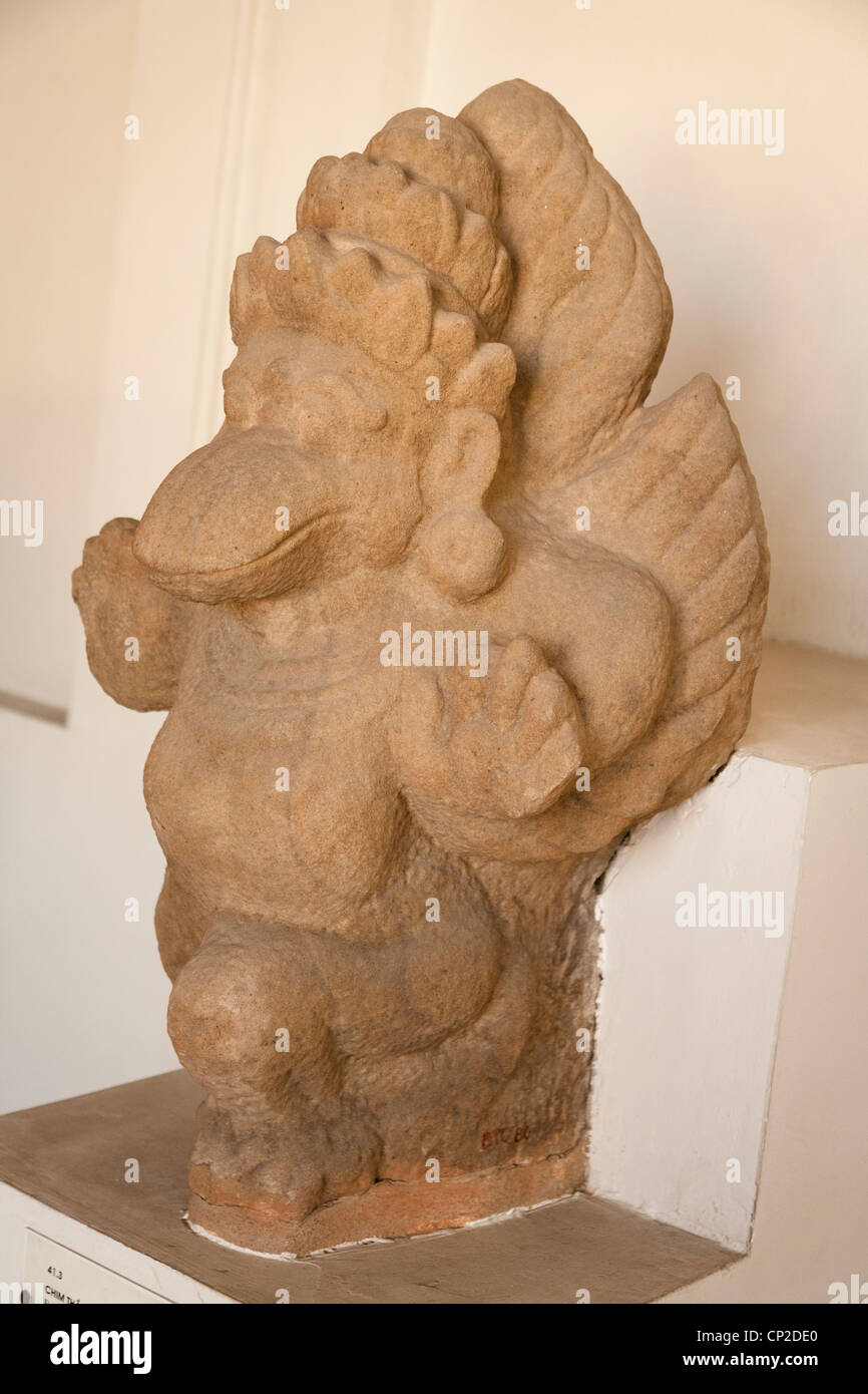 Seventh to eight century Chim Than Garuda, holy bird Garuda, Danang Museum of Cham Sculpture, Danang, Vietnam Stock Photo