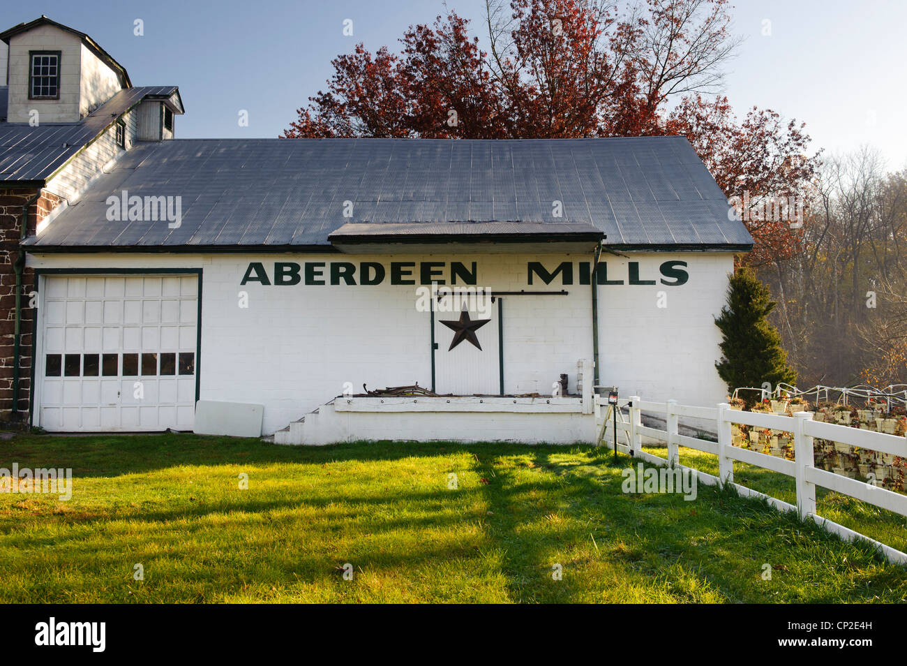 VIEW OF ABERDEEN MILLS HISTORIC MILL, PENNSYLVANIA Stock Photo Alamy