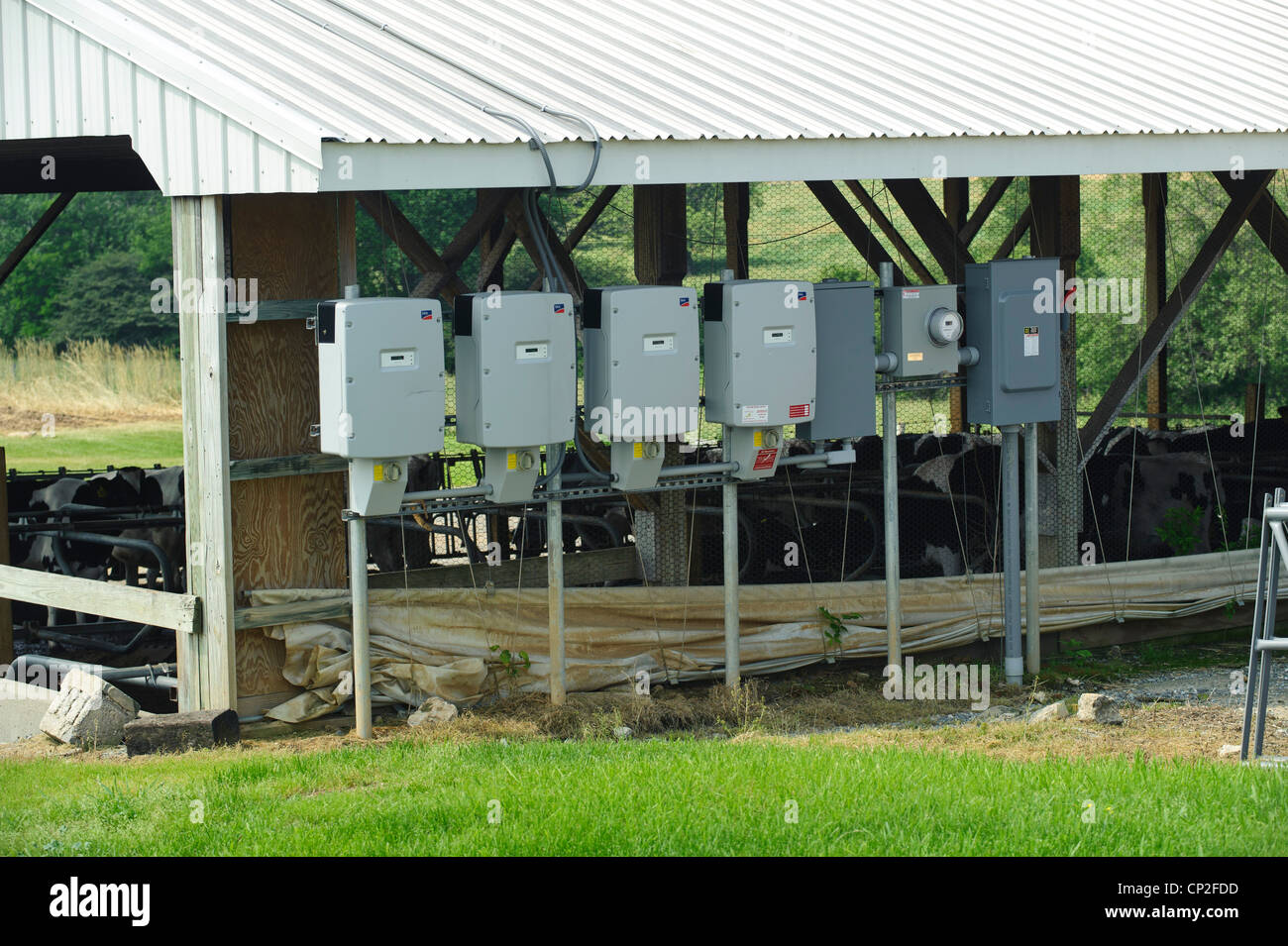 Solar power inverter boxes hires stock photography and images Alamy