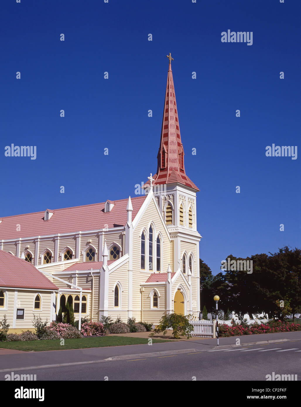 St Mary's Catholic Church, Marlborough Street, Blenheim, Marlborough Region, South Island, New Zealand Stock Photo