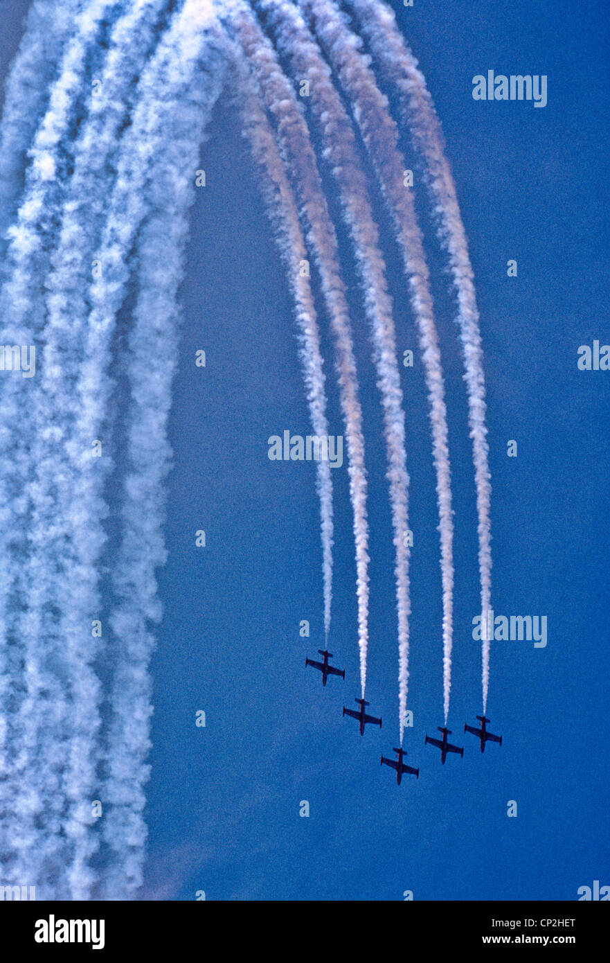 Royal Australian Air Force RAAF Aerobatic Team, Victoria Australia Stock Photo Alamy