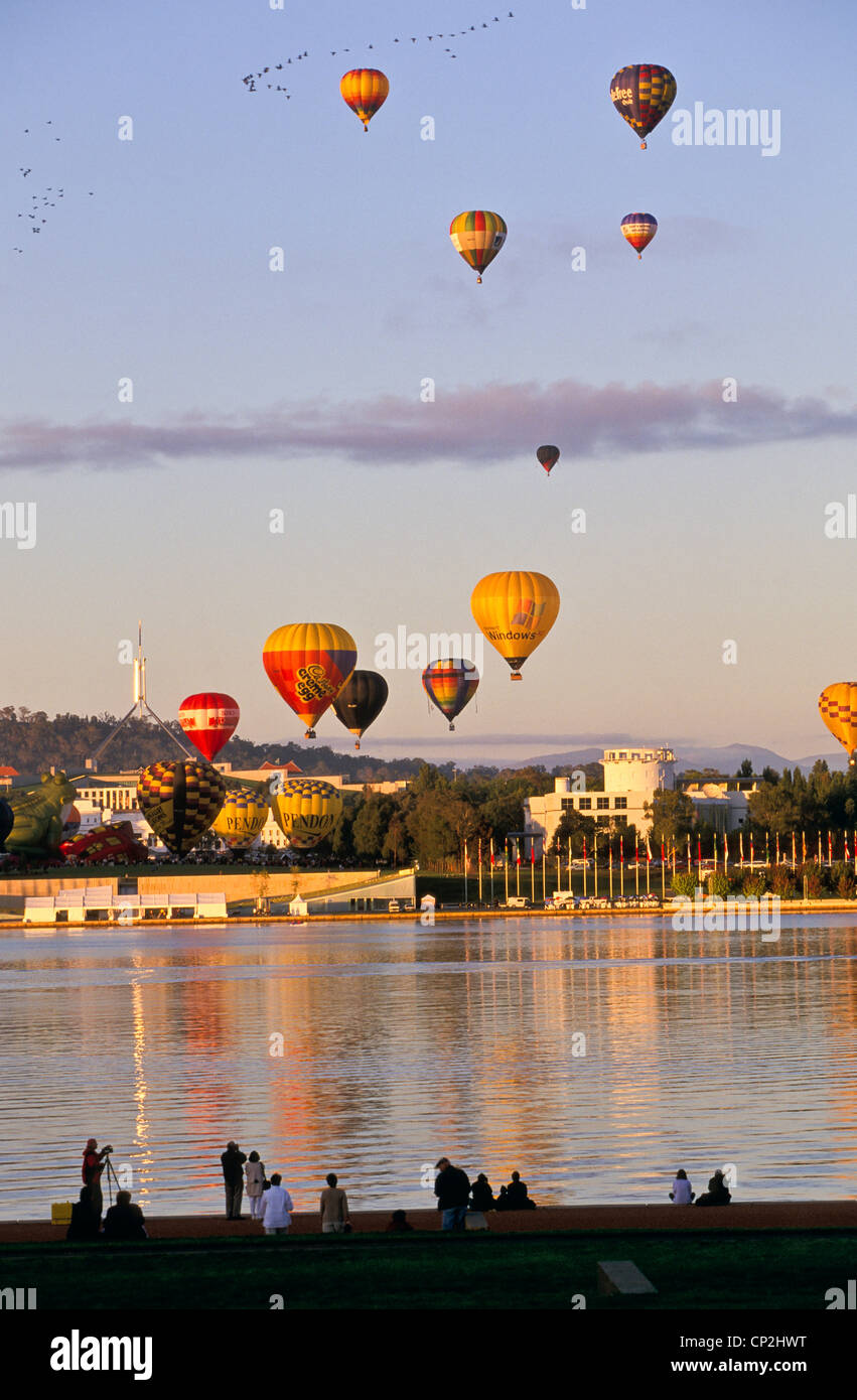 Balloon Festival, Canberra, Australia Stock Photo Alamy