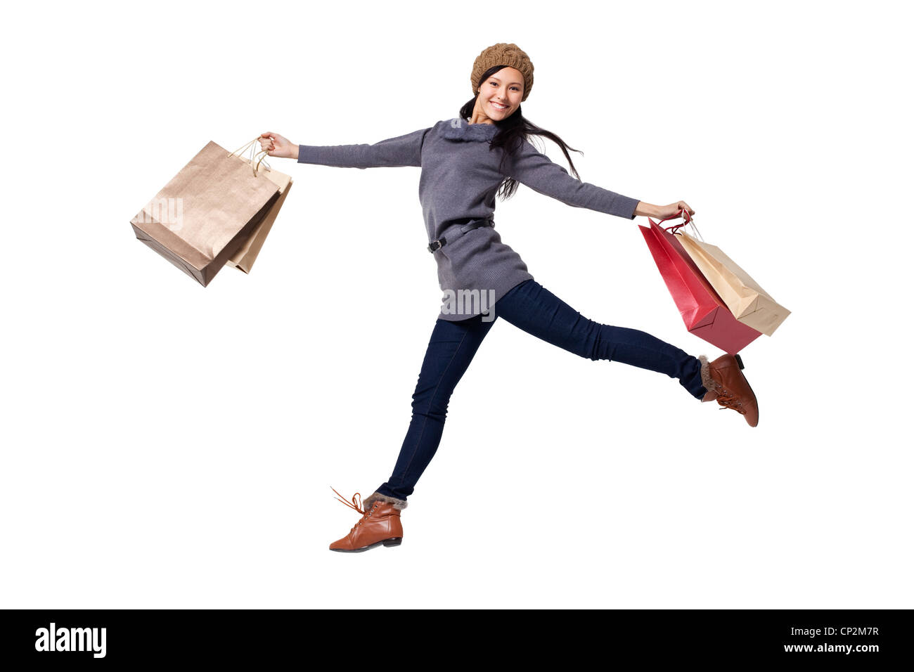 Asian chinese girl going shopping hi-res stock photography and images ...