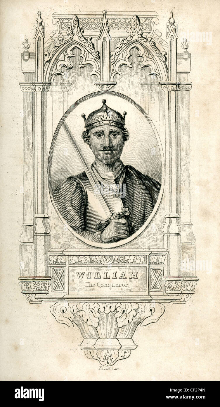Portrait of King William the Conqueror, the first Norman King of