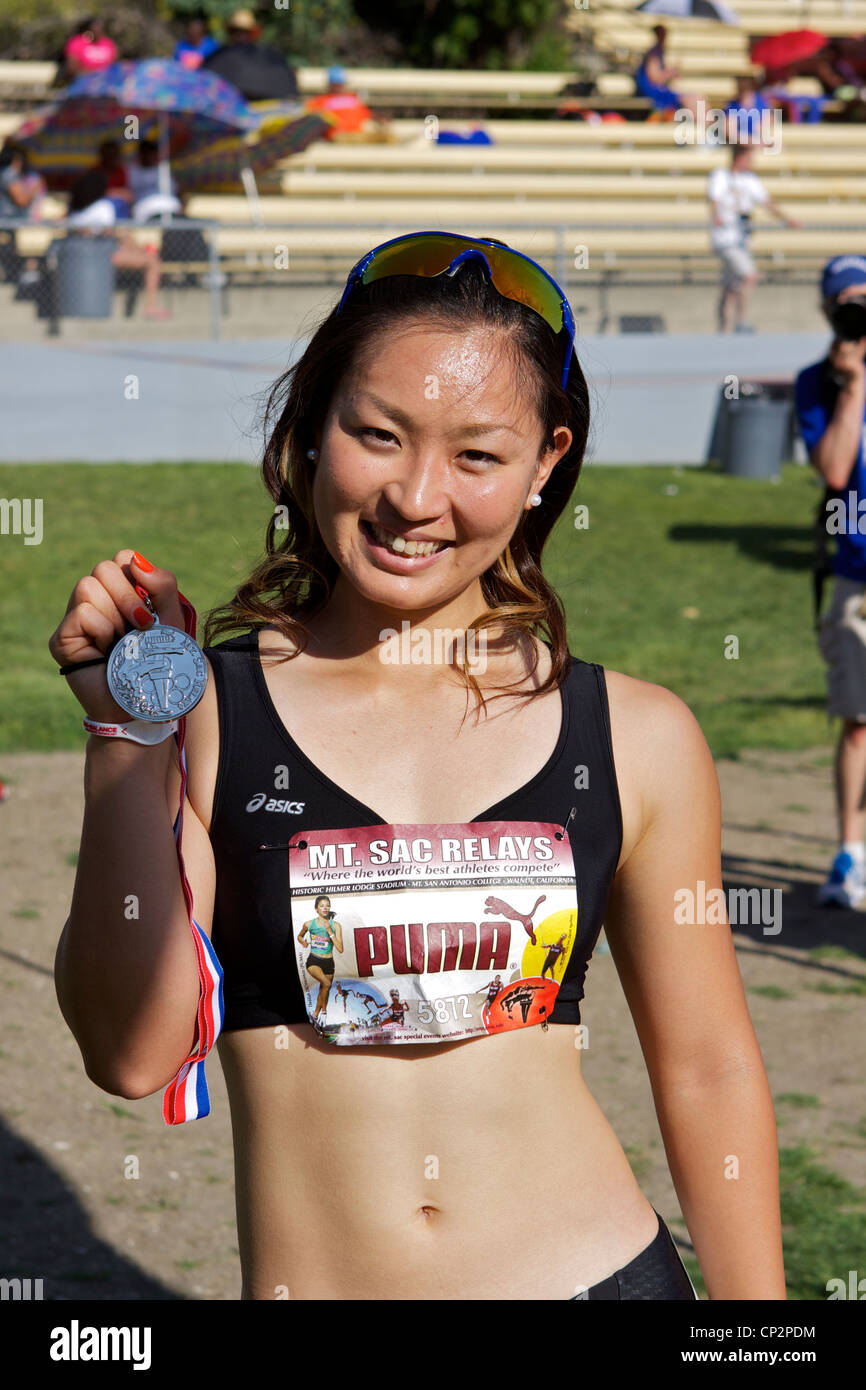 Paralympic runner Maya Nakanishi Stock Photo 48004704 Alamy