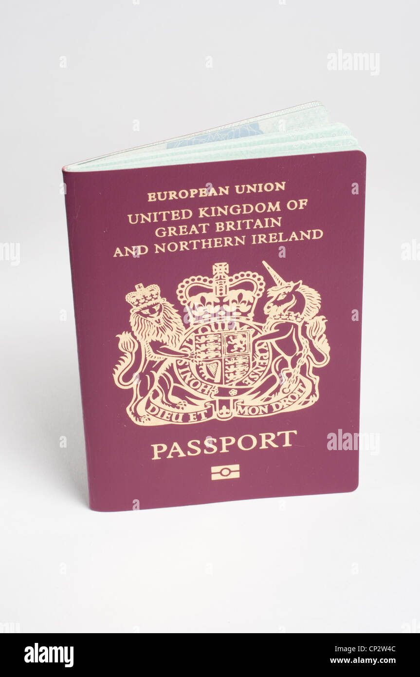 European Union UK passport Stock Photo - Alamy