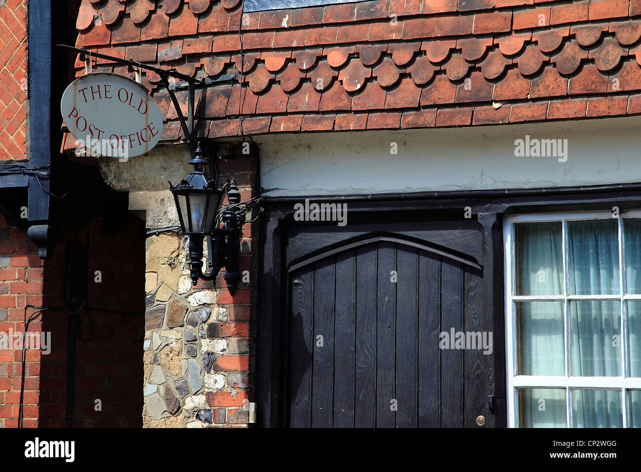 Old post office cottage in Albury, Surrey Hills, Surrey, England Stock