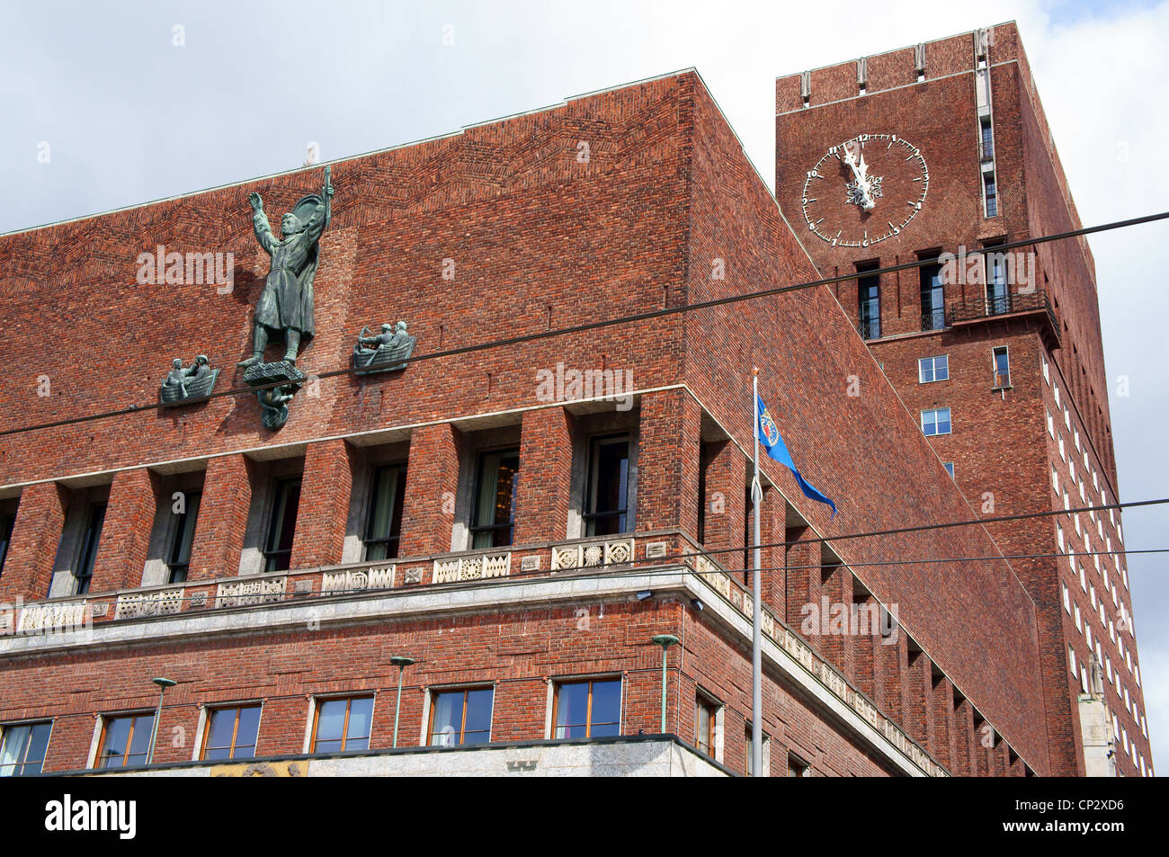 City Hall in Oslo, Norway Stock Photo