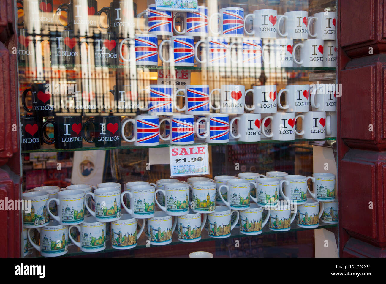 London tourists souvenirs Stock Photo