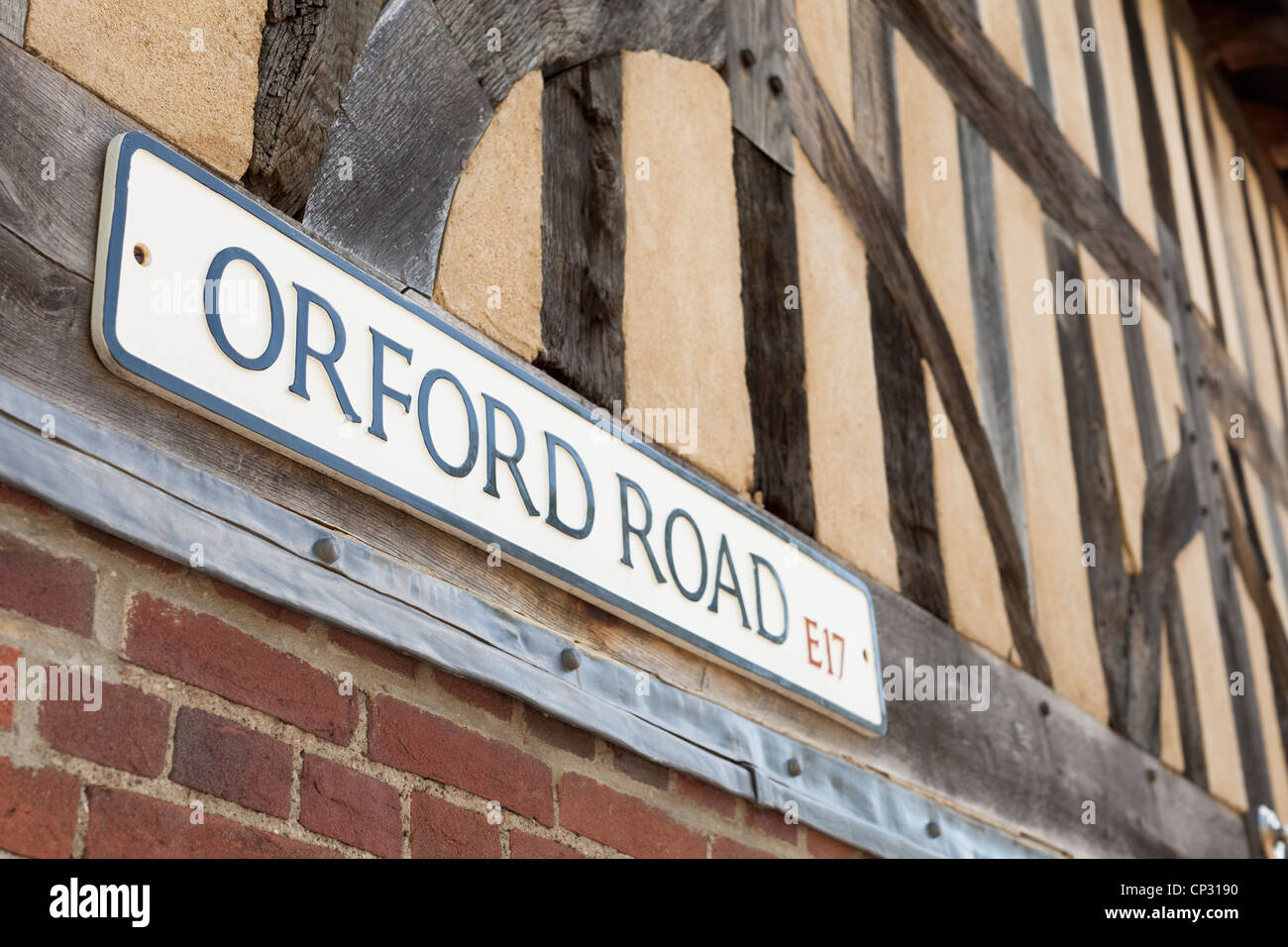 Orford road sign,Walthamstow, London E17, UK Stock Photo Alamy