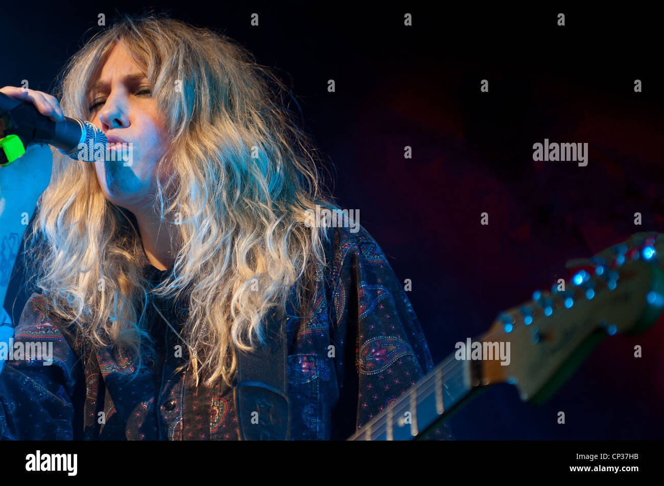 New Zealand singer & songwriter Ladyhawke at Gloucesters Guildhall Stock Photo Alamy