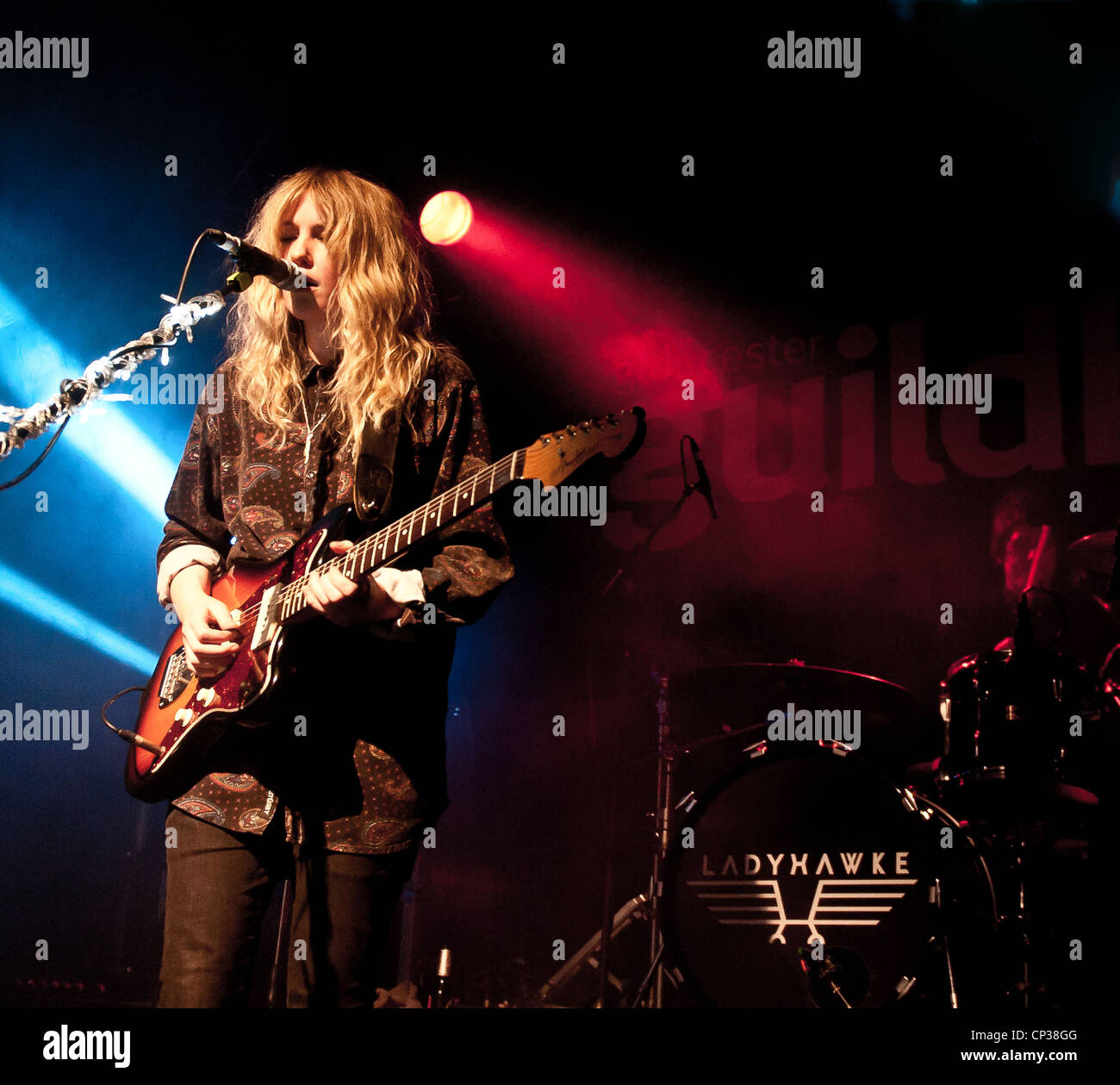 New Zealand singer & songwriter Ladyhawke at Gloucesters Guildhall Stock Photo
