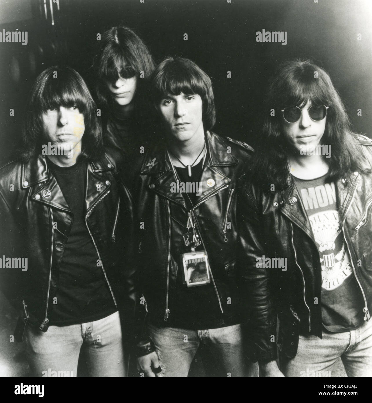 RAMONES Promotional photo of US rock group about 1990. Photo Paul Natkin Stock Photo
