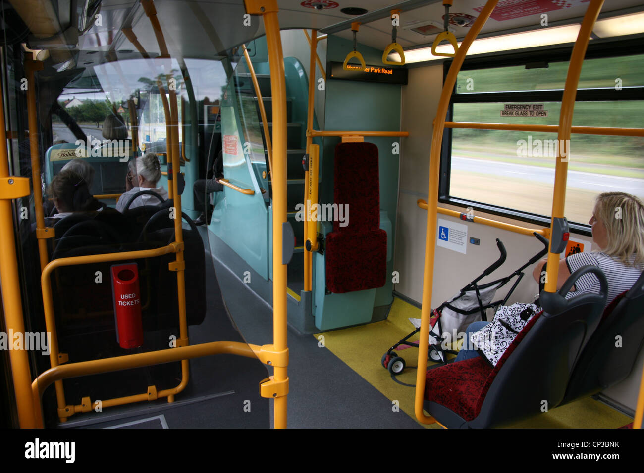 London double decker bus interior hi-res stock photography and images -  Alamy