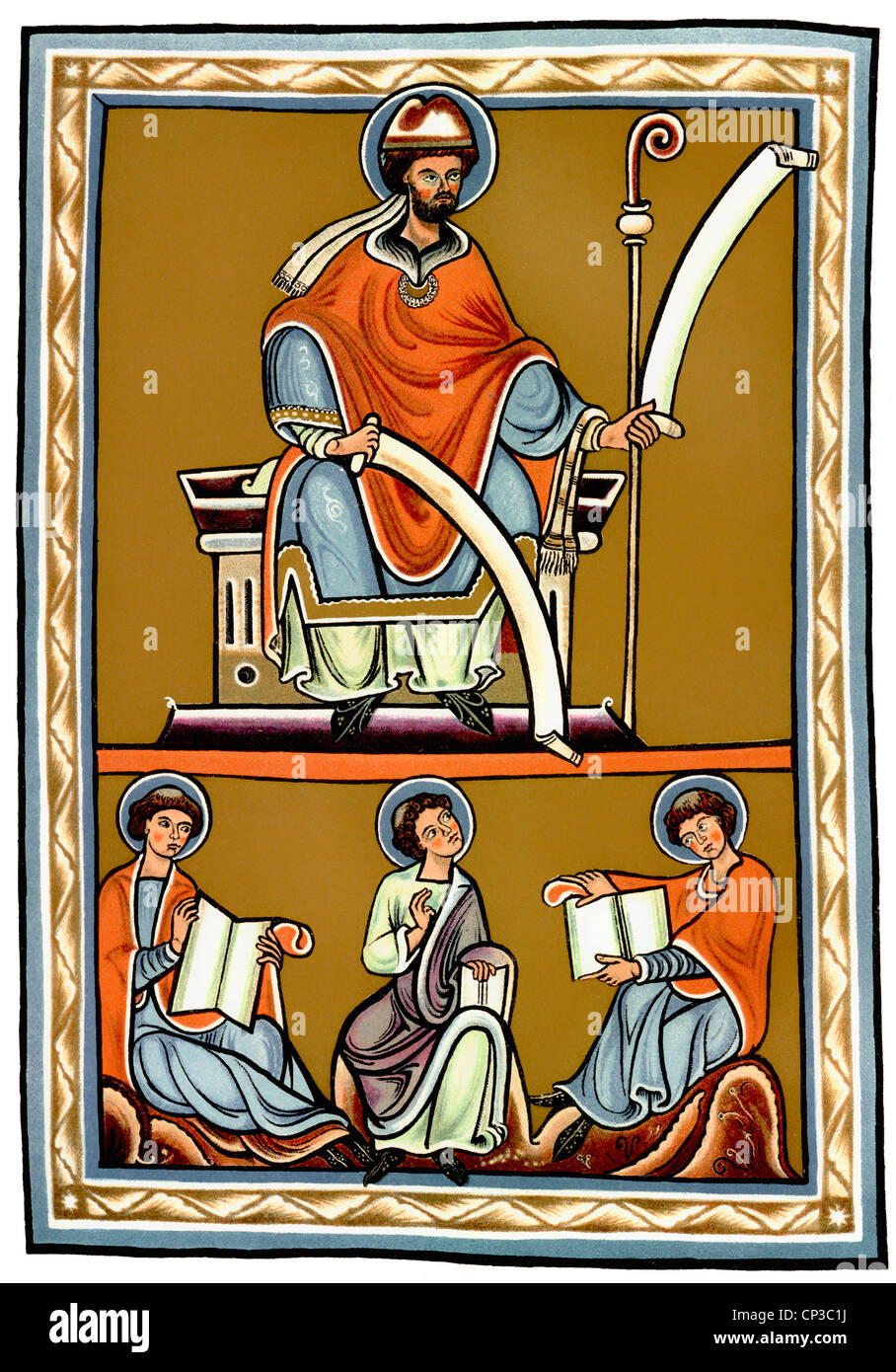 manuscript 12th century, Gilbert von Poitiers or Gilbert Porreta