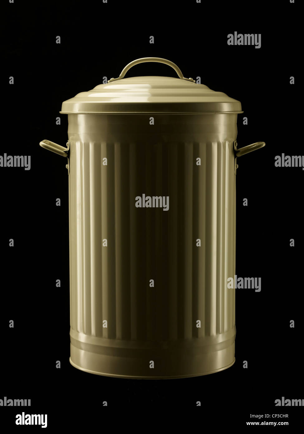 metal dustbin trash can Stock Photo Alamy